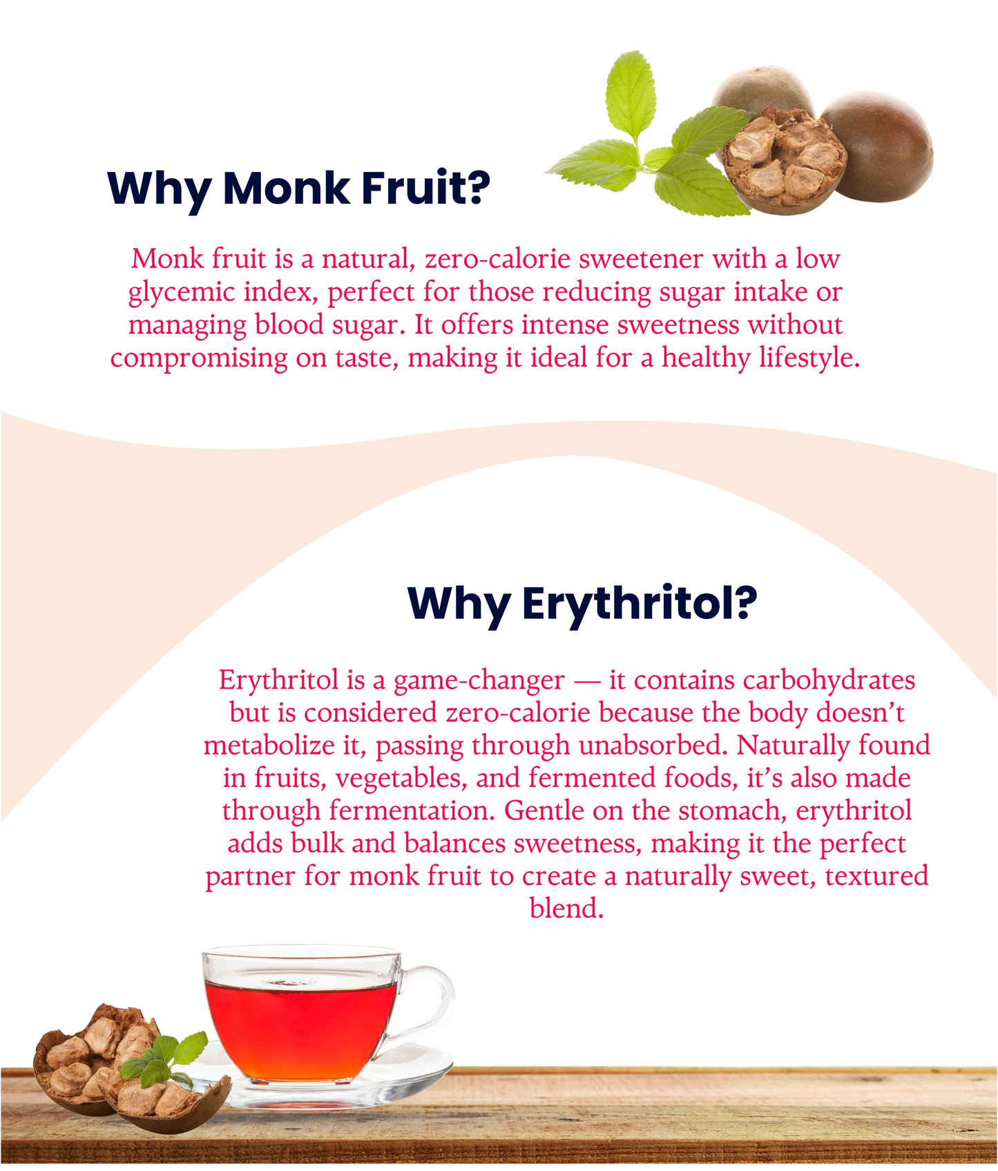 Monk Fruit Sweetener | 75g x 4 | Combo Pack 120 Sachets