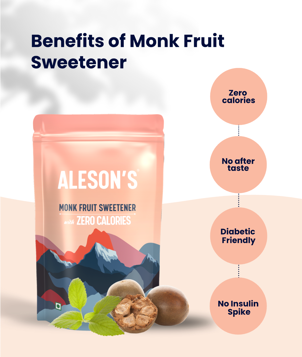 Aleson's Monk Fruit Sweetener | 250g Pouch