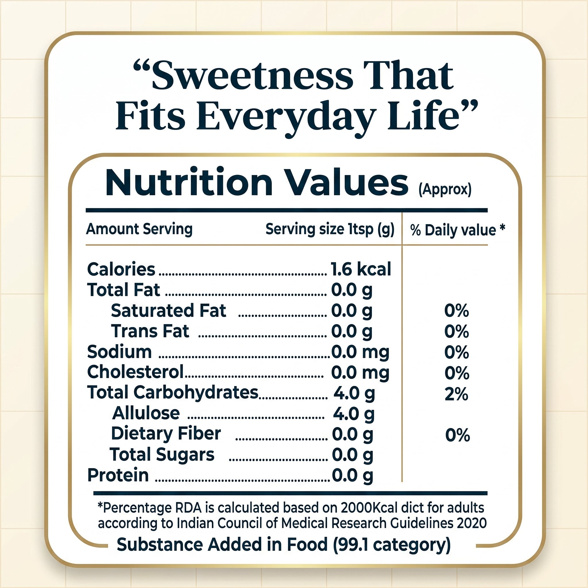 200g Aleson's Monk Fruit Sweetener with Allulose | Zero Sugar Sweetener