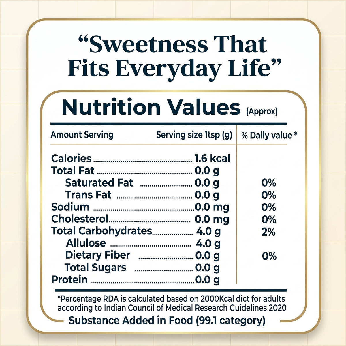 850g Aleson's Monk Fruit Sweetener with Allulose | Zero Sugar Sweetener