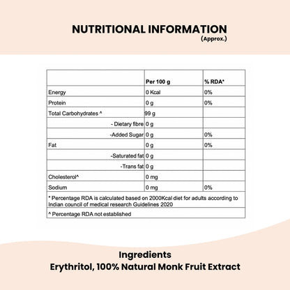 Aleson's Monk Fruit Sweetener 400g