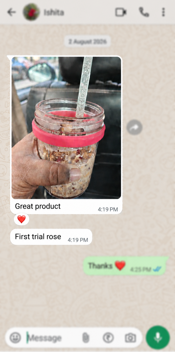 Customer review from Ishita, Mumbai