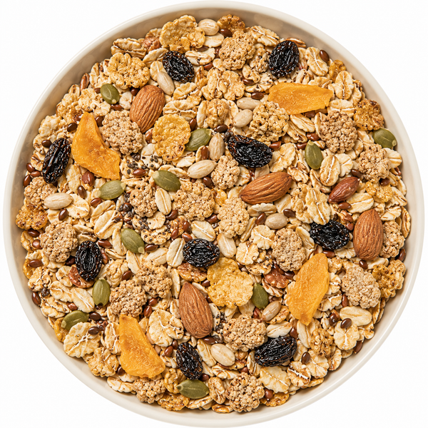 Filled with seeds, grains, and nuts