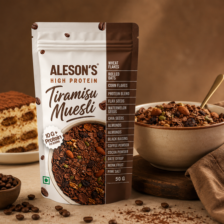 Aleson’s High Protein Tiramisu Muesli - 50g Trial Pack