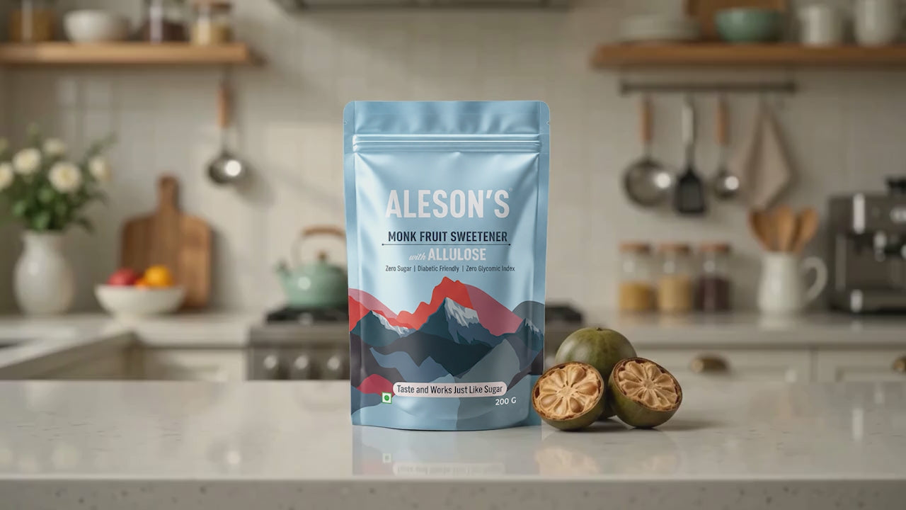 850g Aleson's Monk Fruit Sweetener with Allulose | Zero Sugar Sweetener