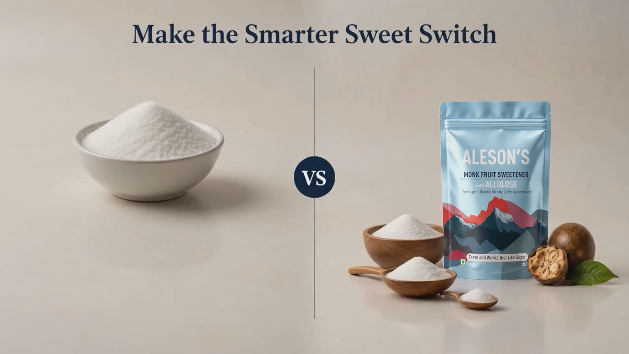 200g Aleson's Monk Fruit Sweetener with Allulose | Zero Sugar Sweetener