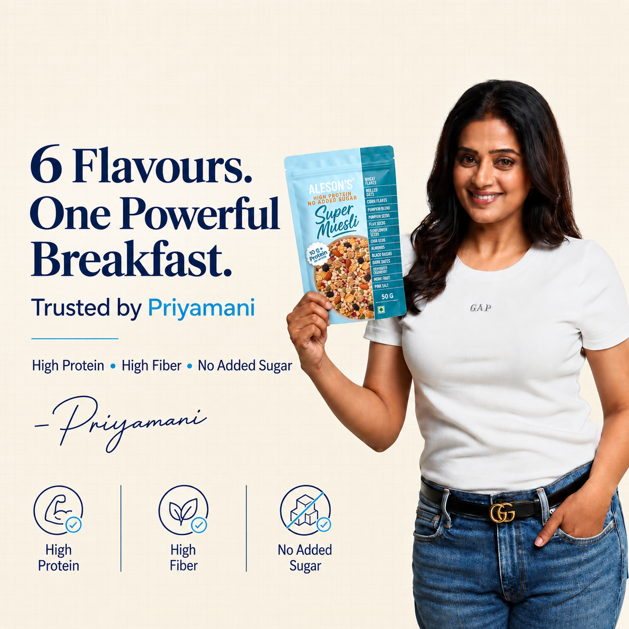 Aleson’s High Protein Muesli – Pack of 6 Assorted flavours